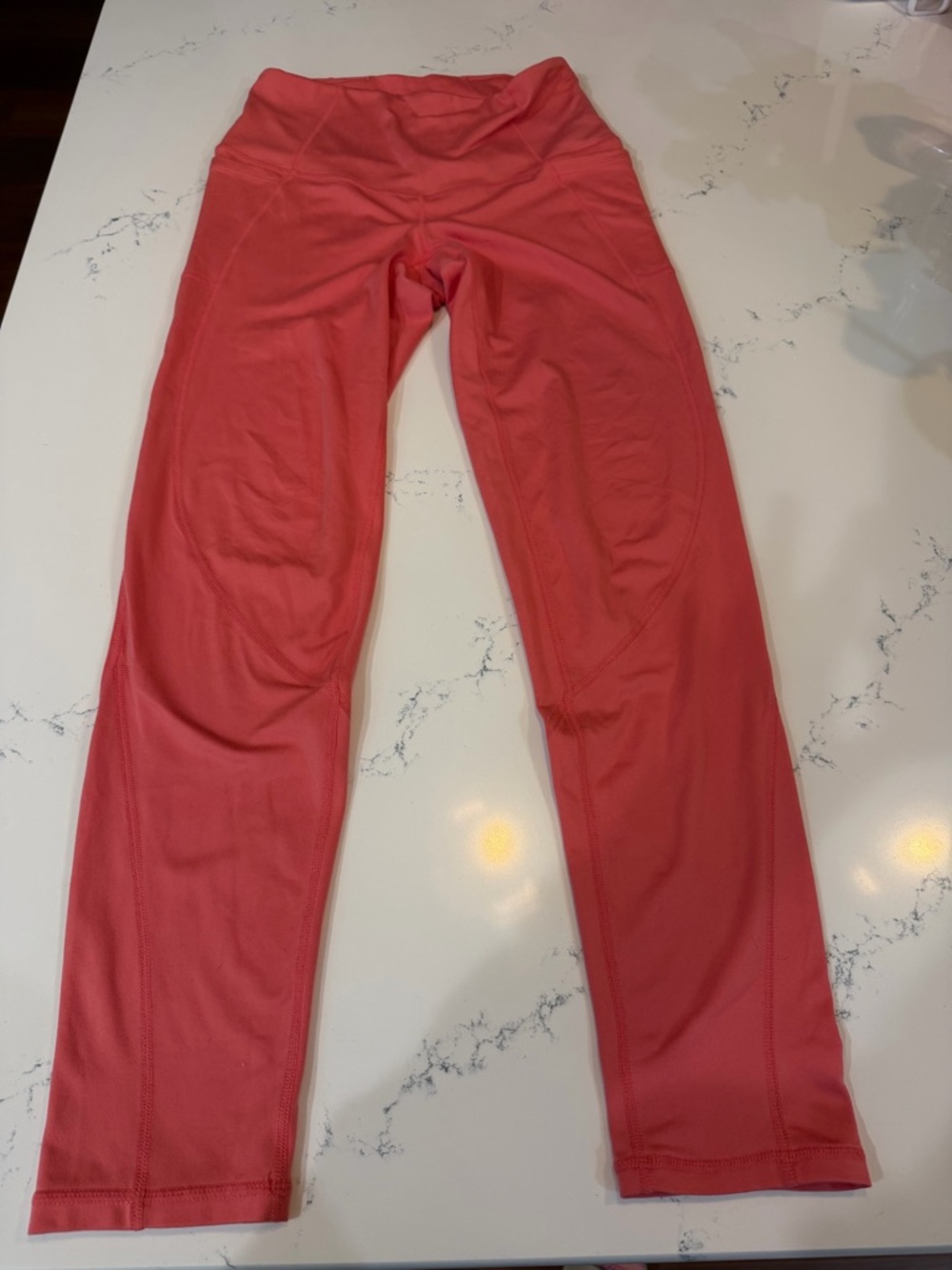 Free People Coral High-Rise Leggings